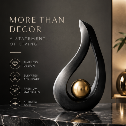 DINOVIR Teardrop Frame with Golden Sphere