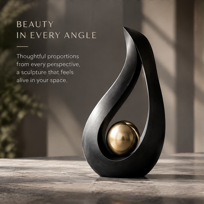 DINOVIR Teardrop Frame with Golden Sphere