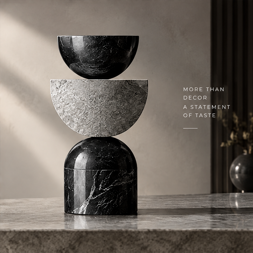 DINOVIR Stacked Half-Circle Art Sculpture