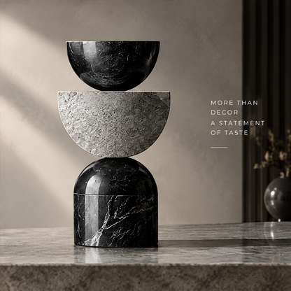 DINOVIR Stacked Half-Circle Art Sculpture
