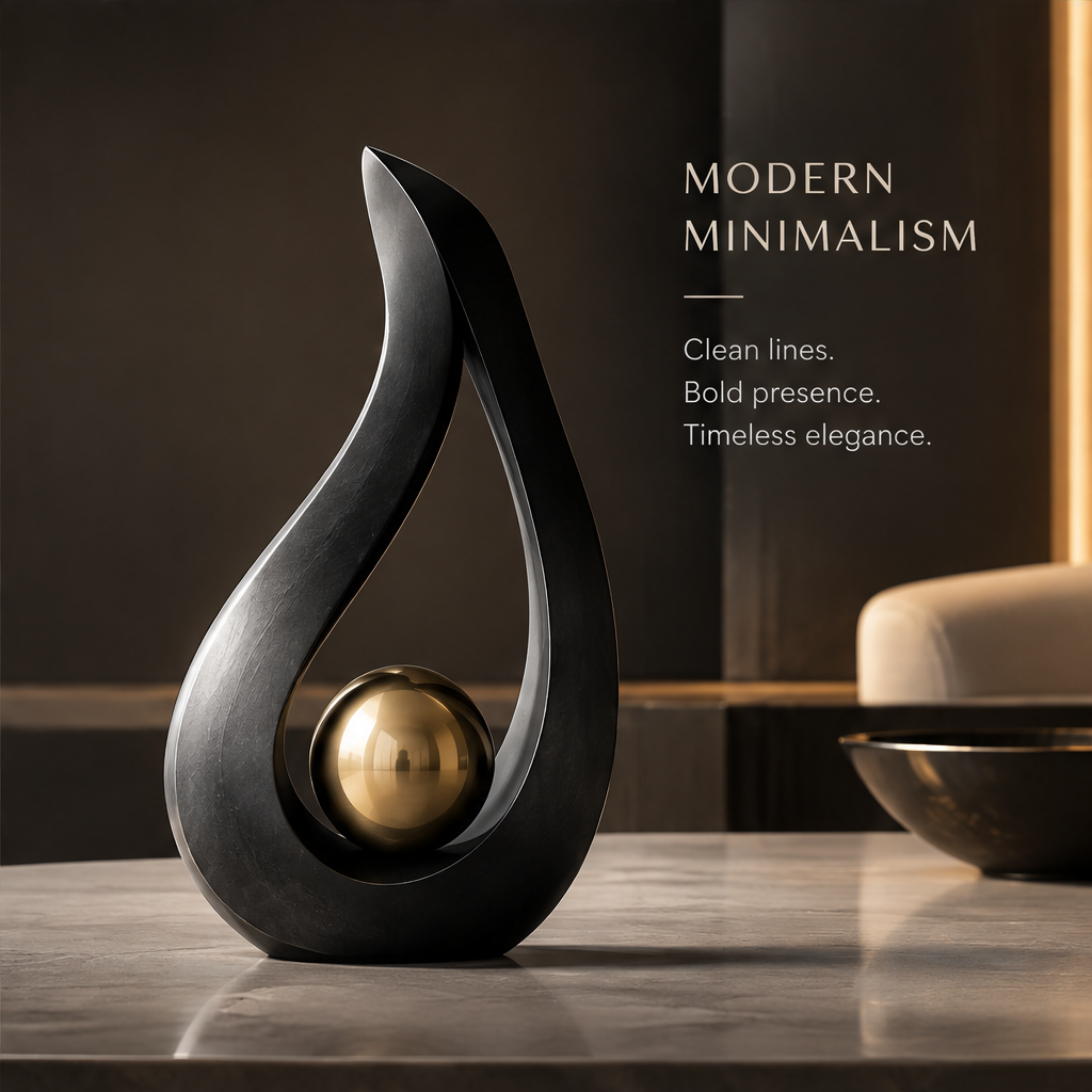 DINOVIR Teardrop Frame with Golden Sphere